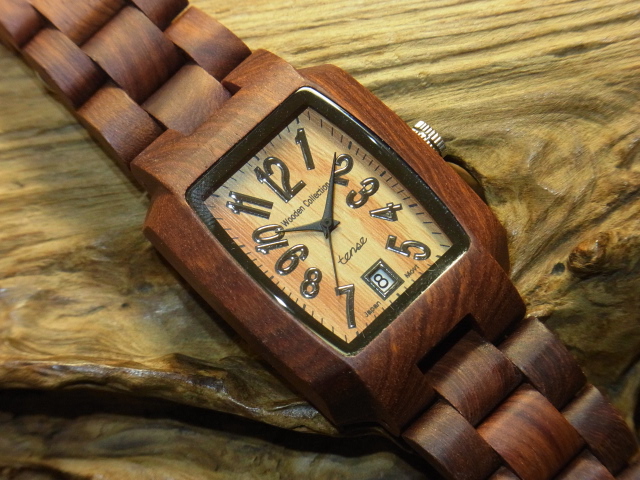 大自然の国カナダからの贈り物TENSE 木製 腕時計
