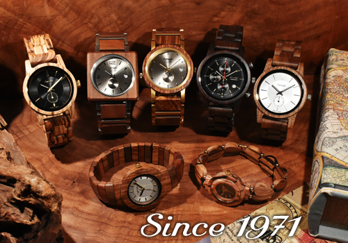 テンス腕時計腕時計　TENS テンス　木の腕時計